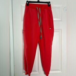 Figs scrub pride hibiscus Zamora high waist XS/P